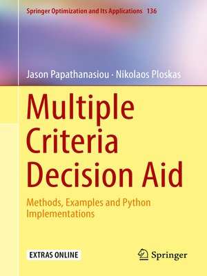 cover image of Multiple Criteria Decision Aid